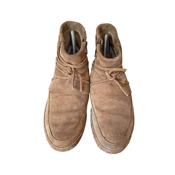 Women’s UGG Reid Moc Suede Leather Lace Up Ankle Bootie - Size 7.5 - Picture 6 of 10